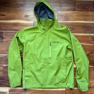 Marmot Men's GORE-TEX Green Waterproof Hooded Jacket